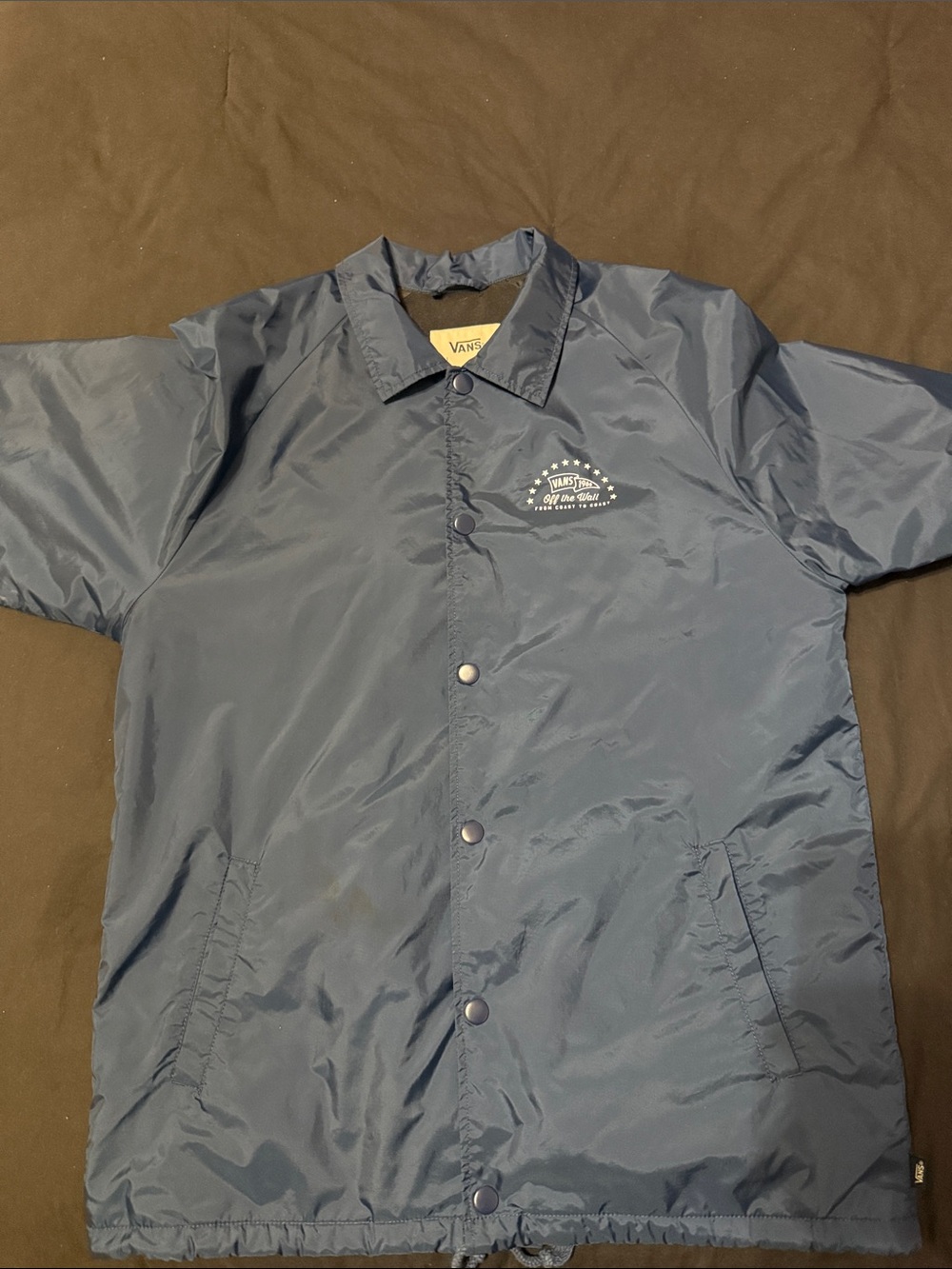 Vans “Off the Wall” Navy Coach’s Jacket